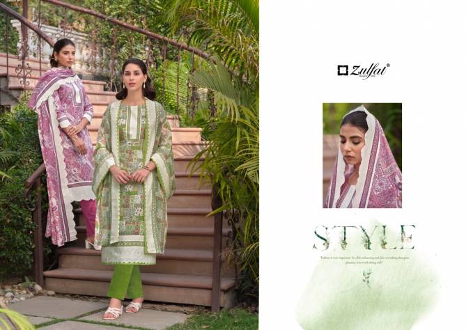 Maryam Vol 2 By Zulfat 537-001 To 008 Printed Cotton Dress Material Wholesale Price In Surat
